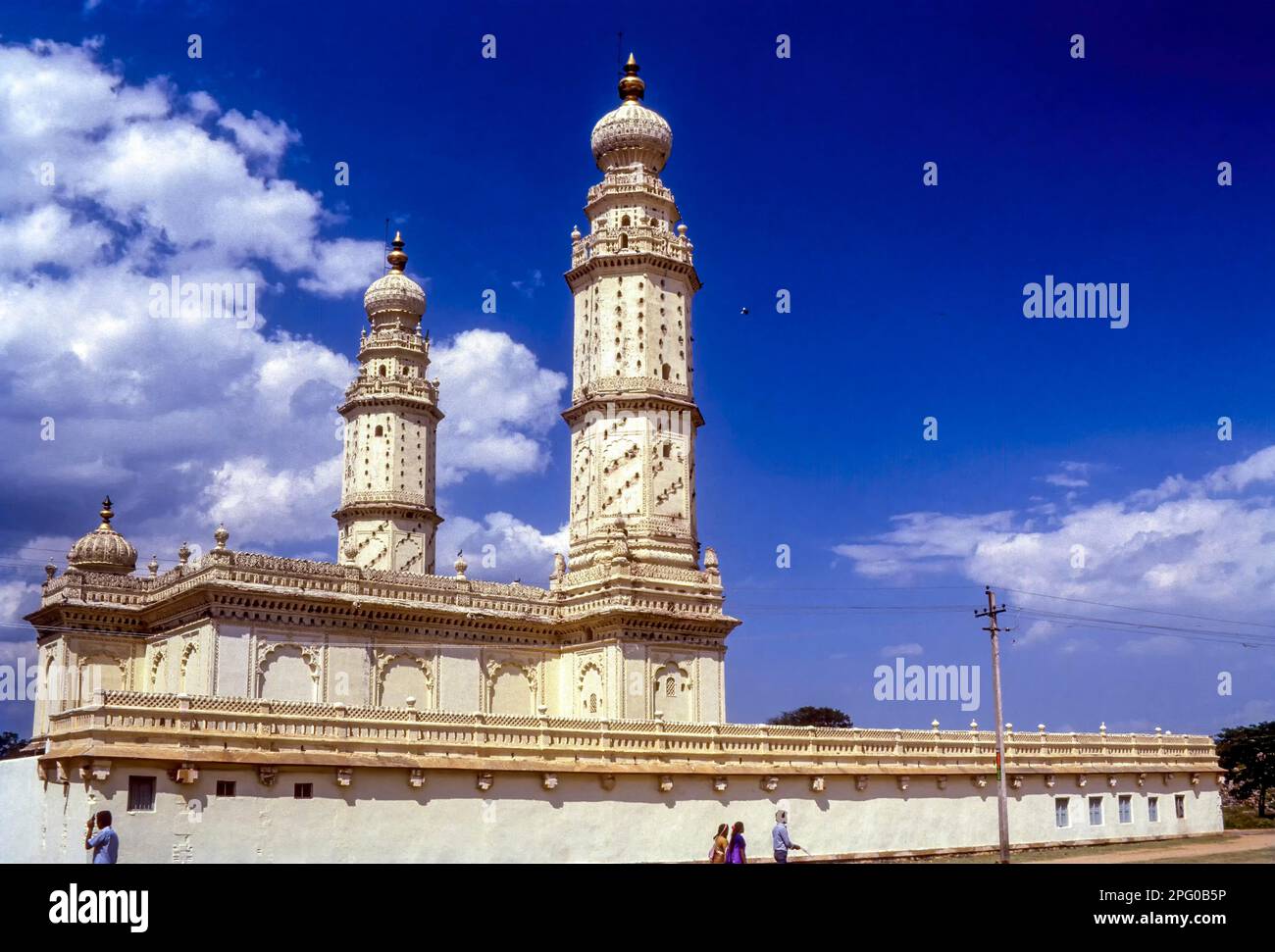 Jama Masjid wurde 1784 von Tipu Sultan in Srirangapatna in der Nähe von Mysuru Mysore, Karnataka, Südindien, Indien und Asien gebaut Stockfoto