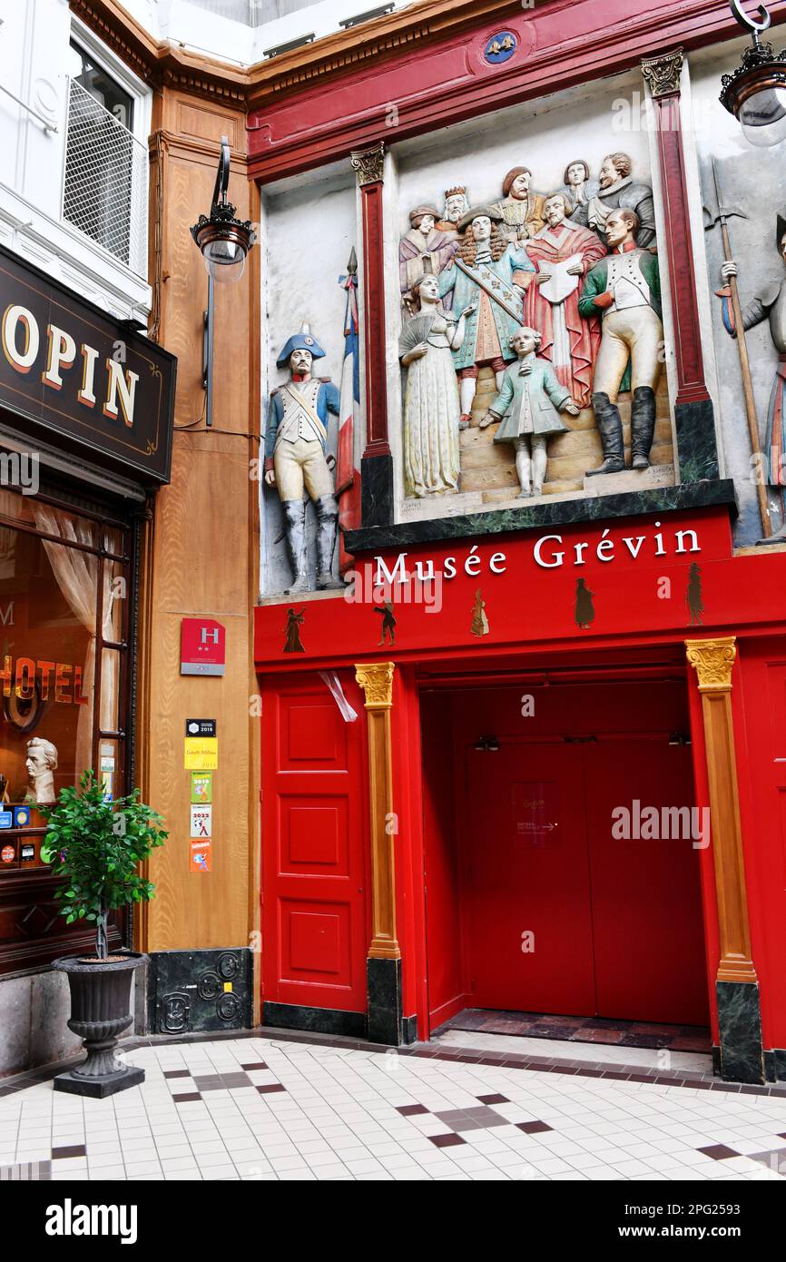 Musée Grévin Paris - Frankreich Stockfoto