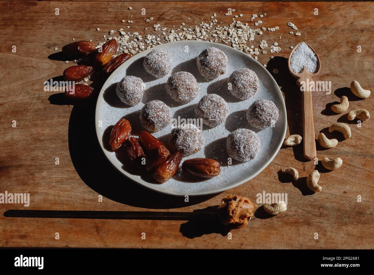 Natürliche Fruchtbonbons ohne Zucker Stockfoto