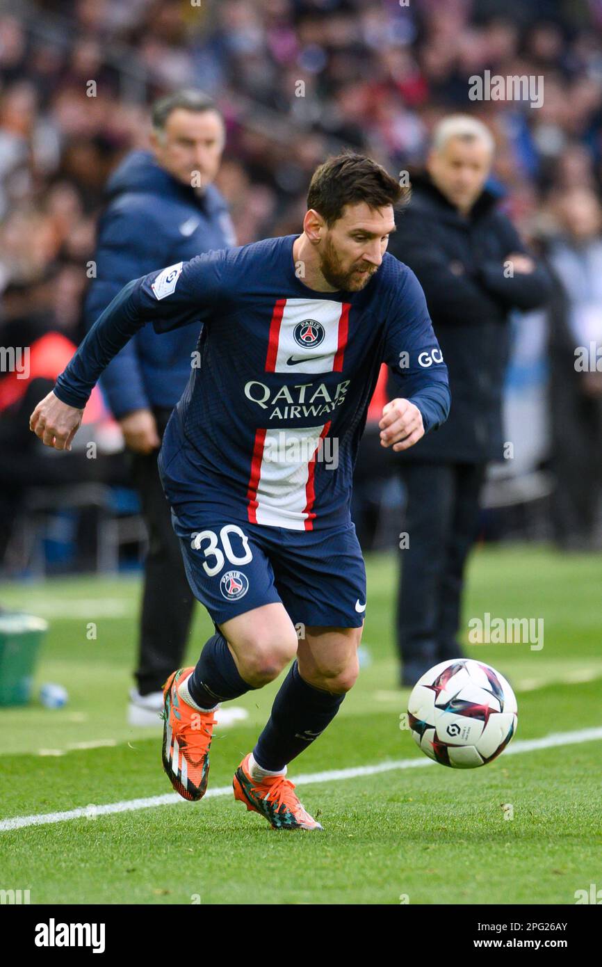 Paris, Frankreich. 19. März 2023. Lionel Messi in Aktion während des Spiels zwischen PSG und Rennes im Parc des Princes, 19. März 2023 Kredit: LE PICTORIUM/Alamy Live News Stockfoto