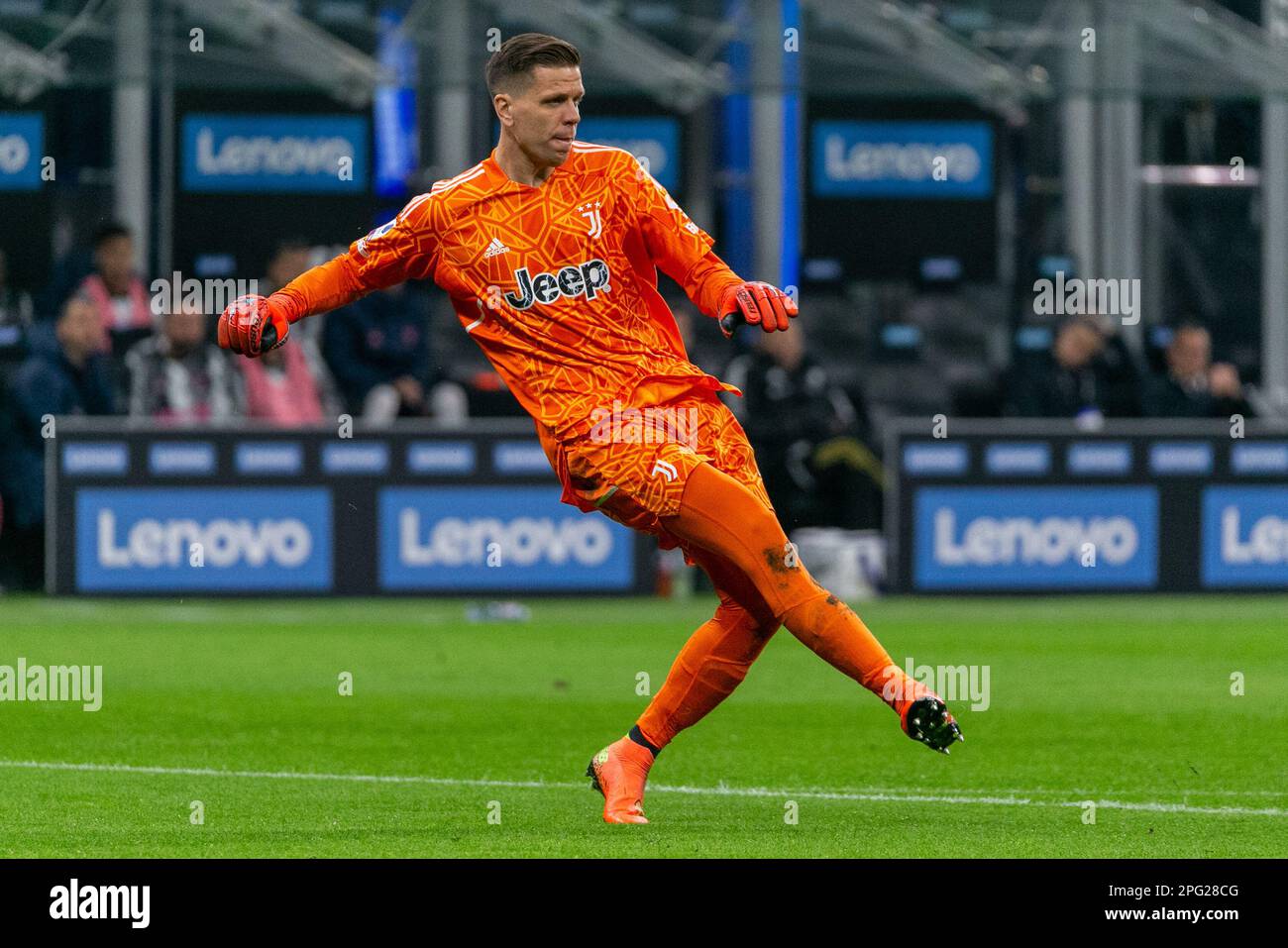 Mailand, Italien - märz 19 2023 - Inter-Juventus Serie A - Szczesny Juventus Credit: Christian Santi/Alamy Live News Stockfoto