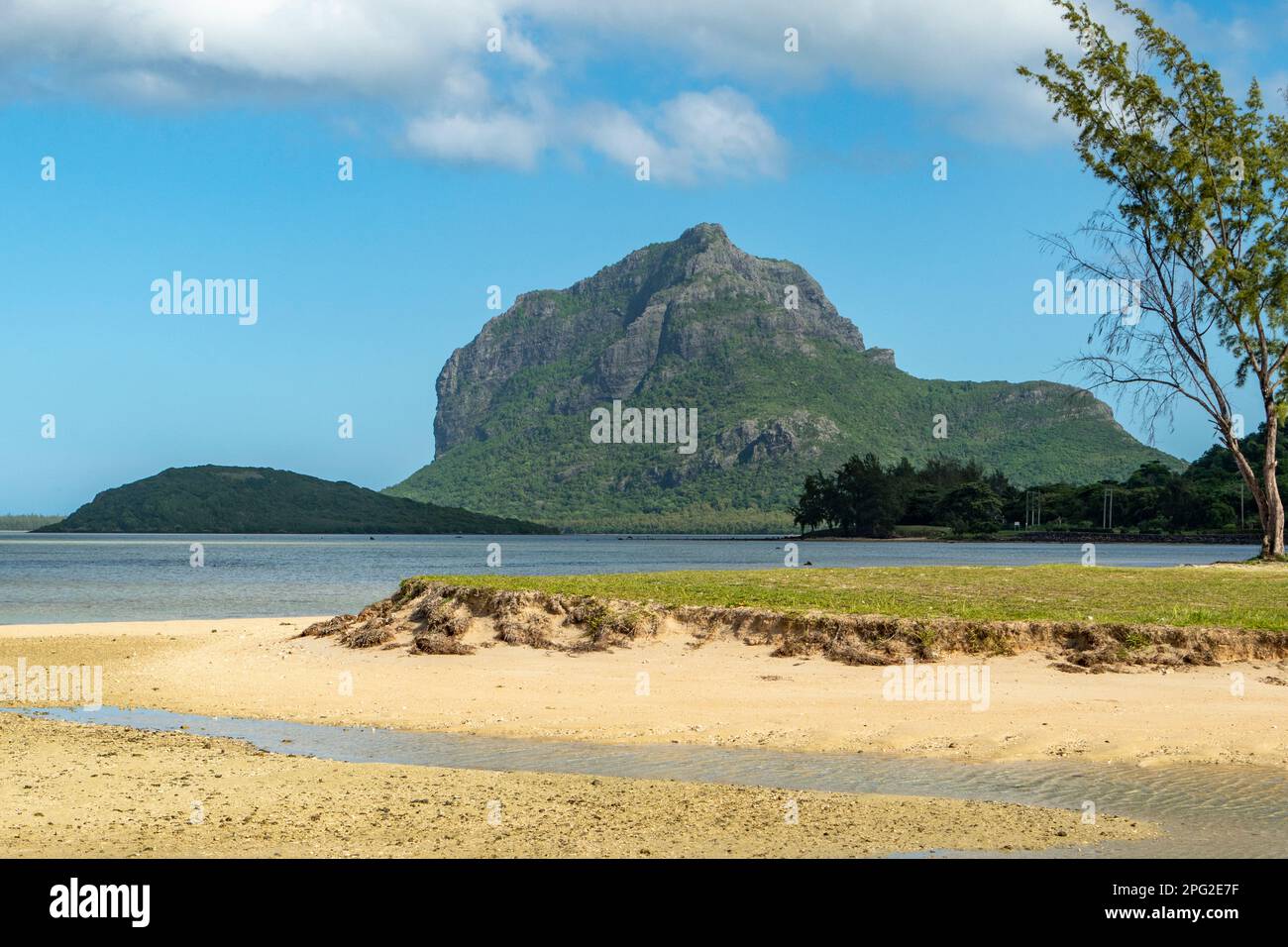 Le Morne Mountain, Mauritius Stockfoto