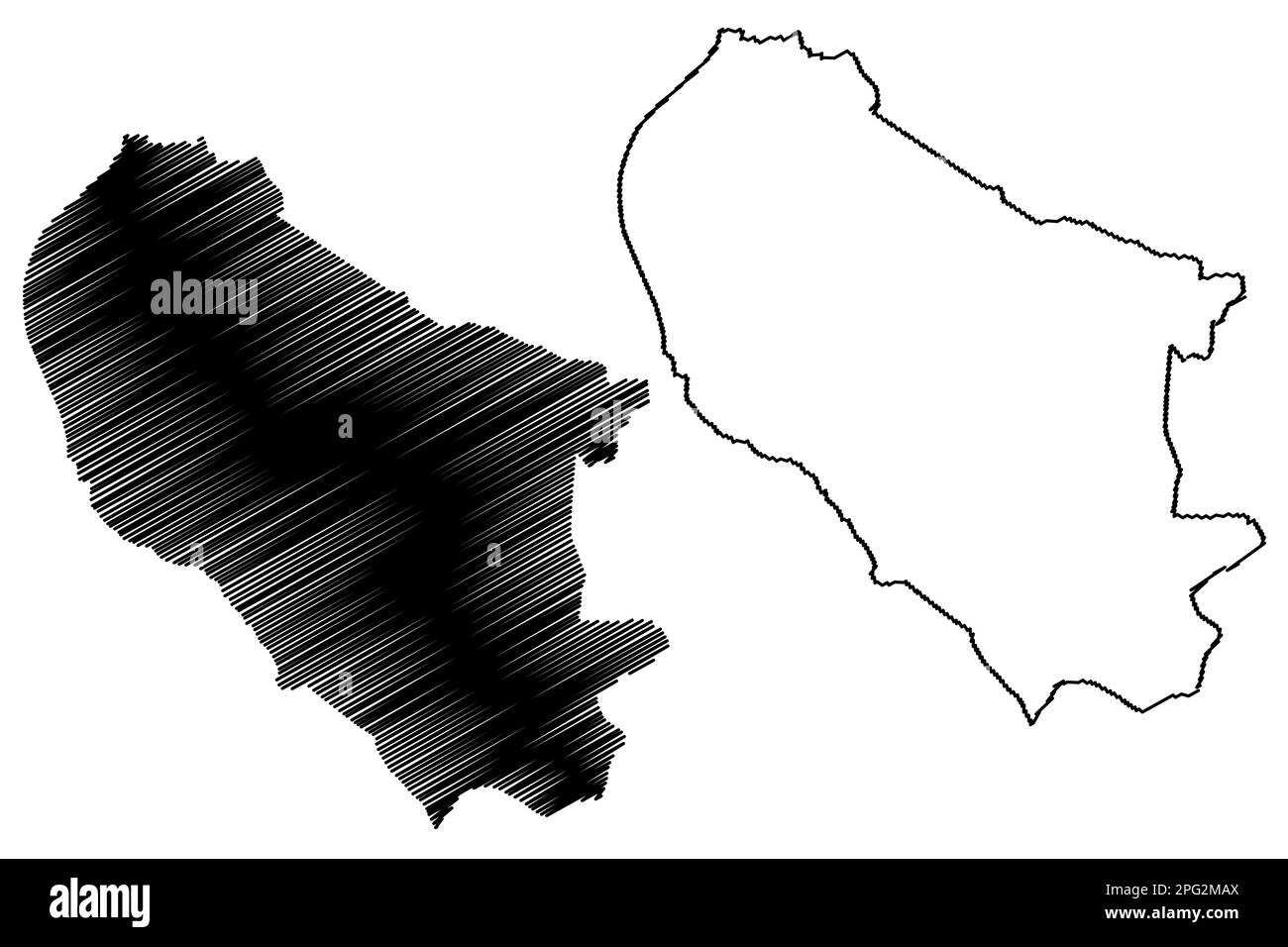 Oxford Stadt und nicht-Metropolregion, (Vereinigtes Königreich Großbritannien und Nordirland, zeremonielle Grafschaft Oxfordshire, England) Kartenvektor i Stock Vektor