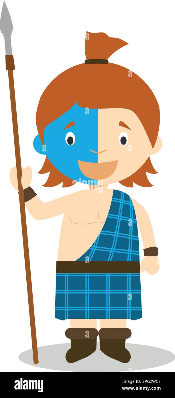 Picto-Zeichentrickfigur. Vektordarstellung. Geschichtskollektion Für Kinder. Stock Vektor