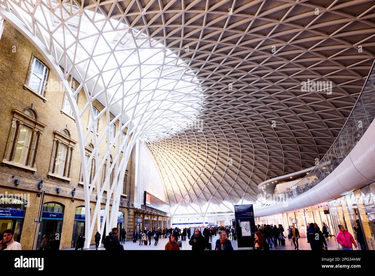 Kings Cross Station - London Stockfoto