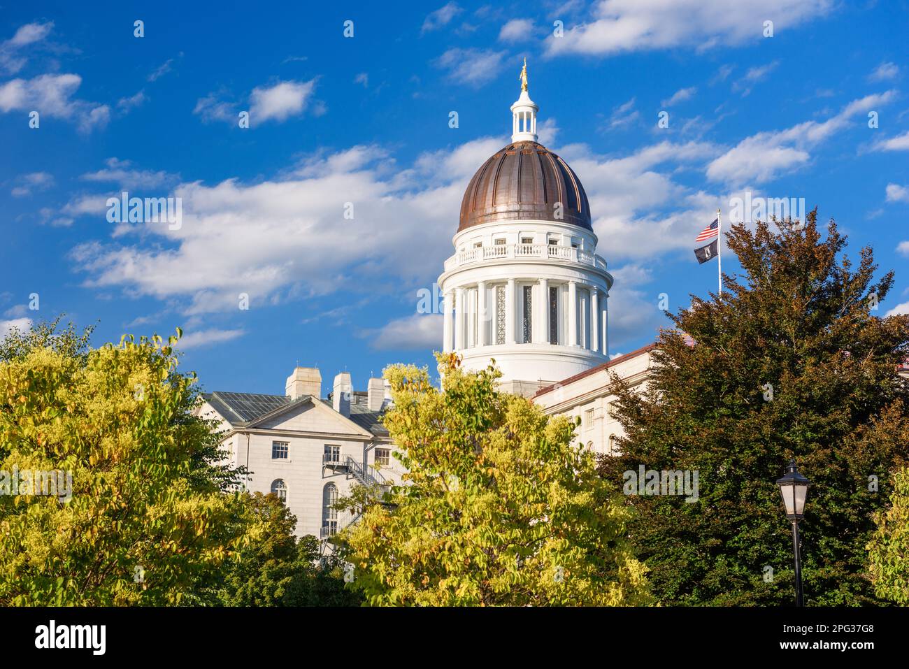 Das Maine State House in Augusta, Maine, USA. Stockfoto