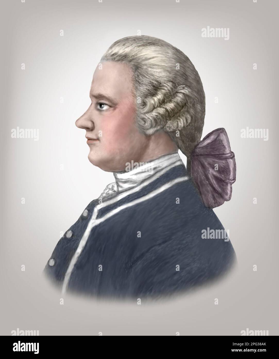 Jan Ingenhousz 1730-1799 niederländischer britischer Physiologe Biologe Chemiker Stockfoto