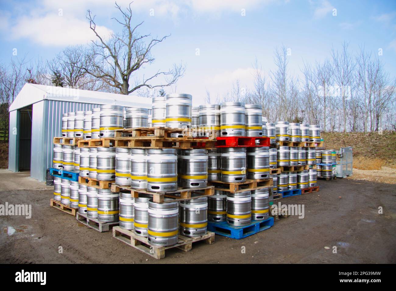 Hawkstone Brewery Bourton on the Water Gloucestershire England uk. Stockfoto