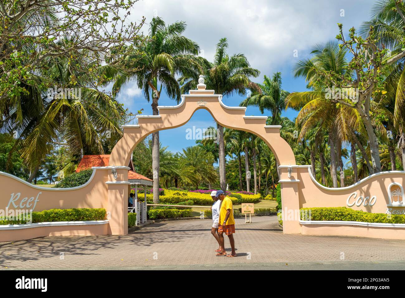 Coco Reef Resort and Hotel, Tobago, Republik Trinidad und Tobago, Südkaribik Stockfoto