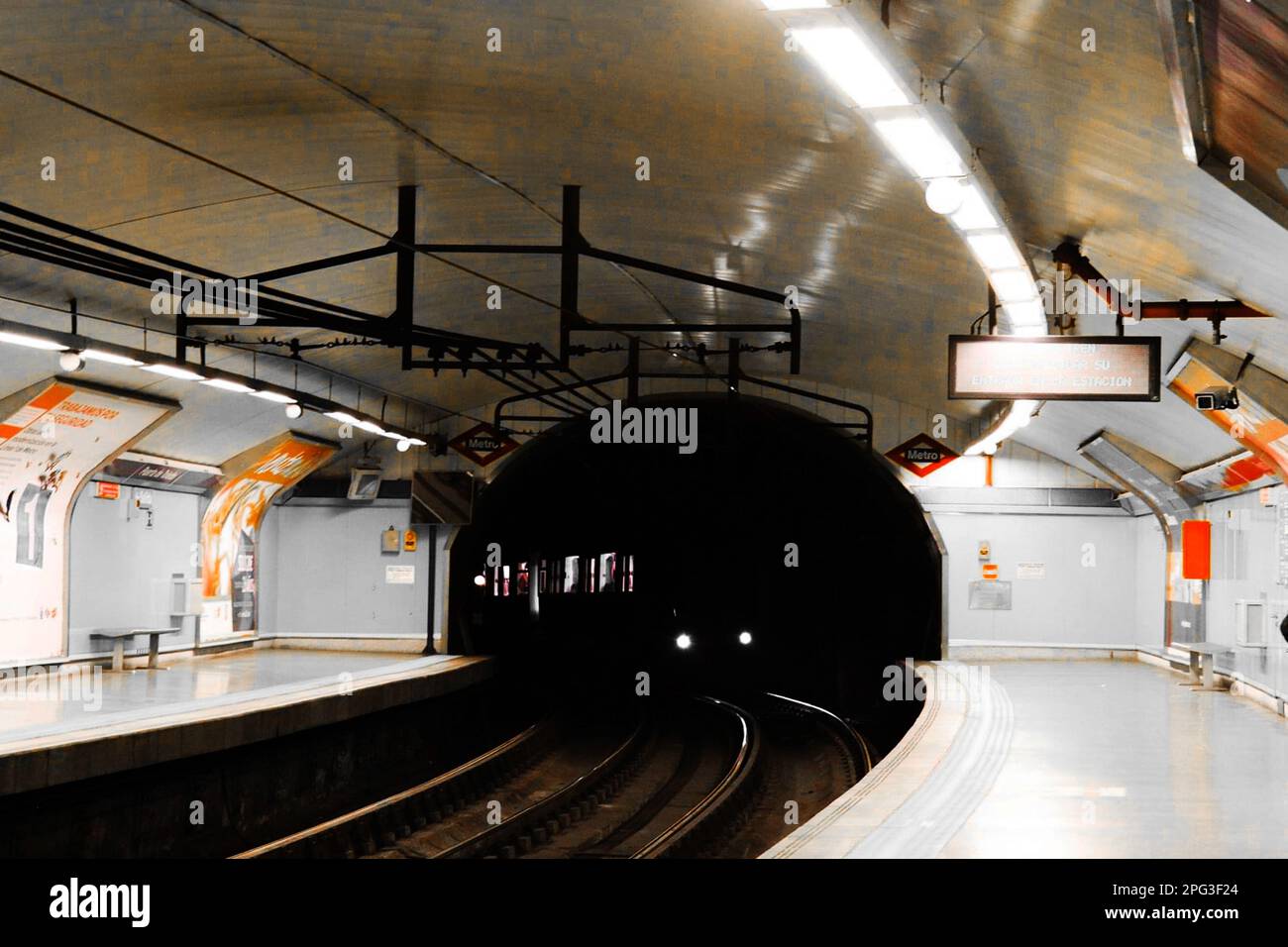 Metro Neapel Stockfoto