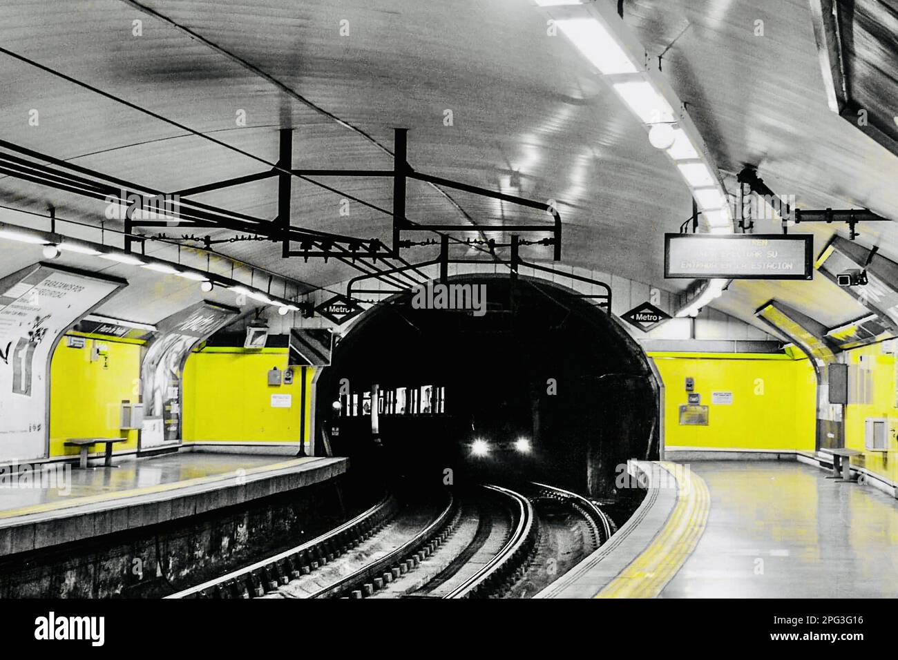 Metro Neapel Stockfoto