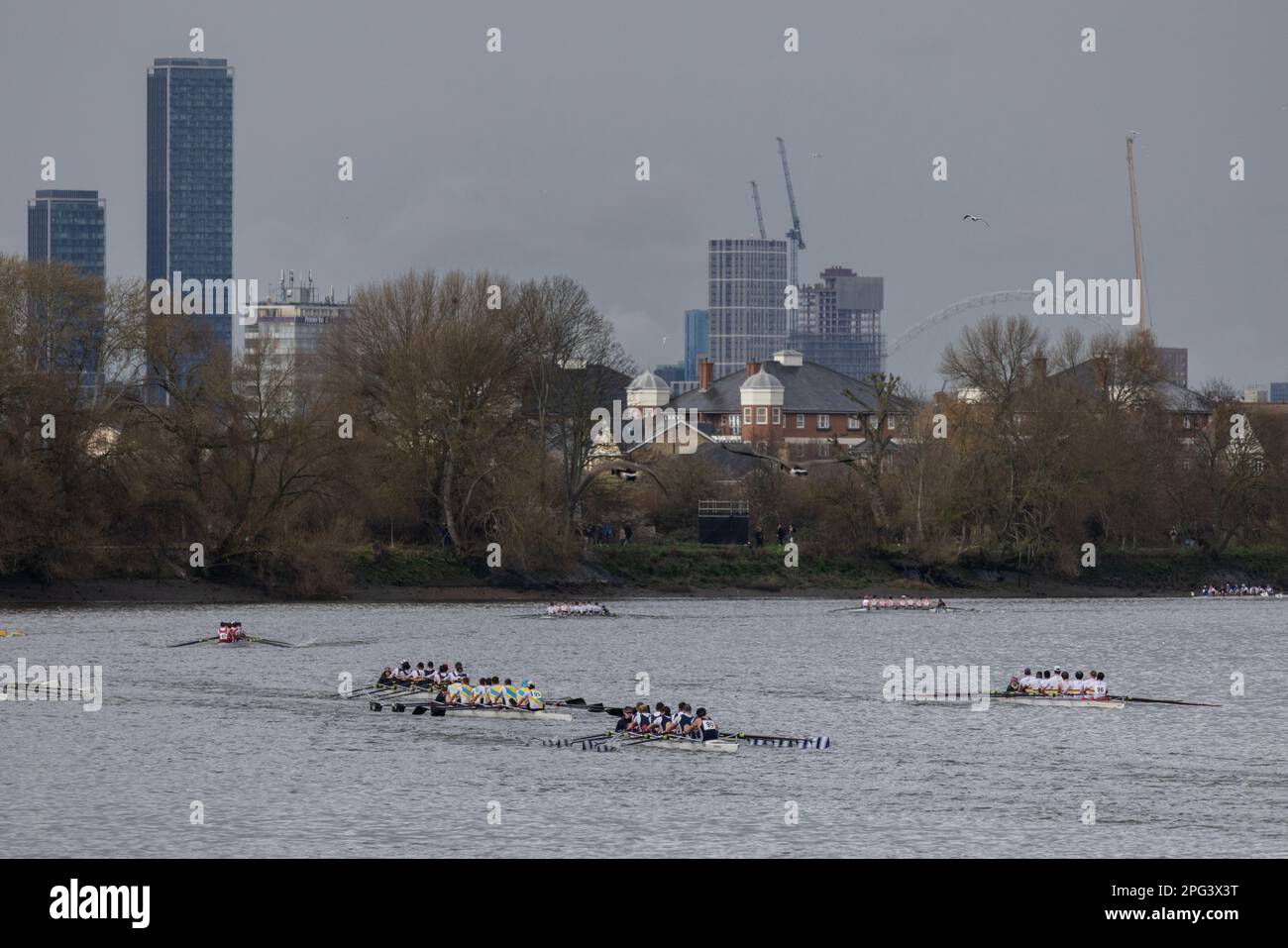The Head of the River Race, ein Ruderrennen gegen die Uhr, findet