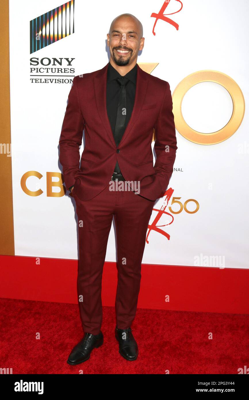 LOS ANGELES - 17. MÄRZ: Bryton James anlässlich des 50. Jubiläums von The Young and the Restless im Vibiana am 17. März 2023 in Los Angeles, CA (Foto: Katrina Jordan/Sipa USA) Stockfoto