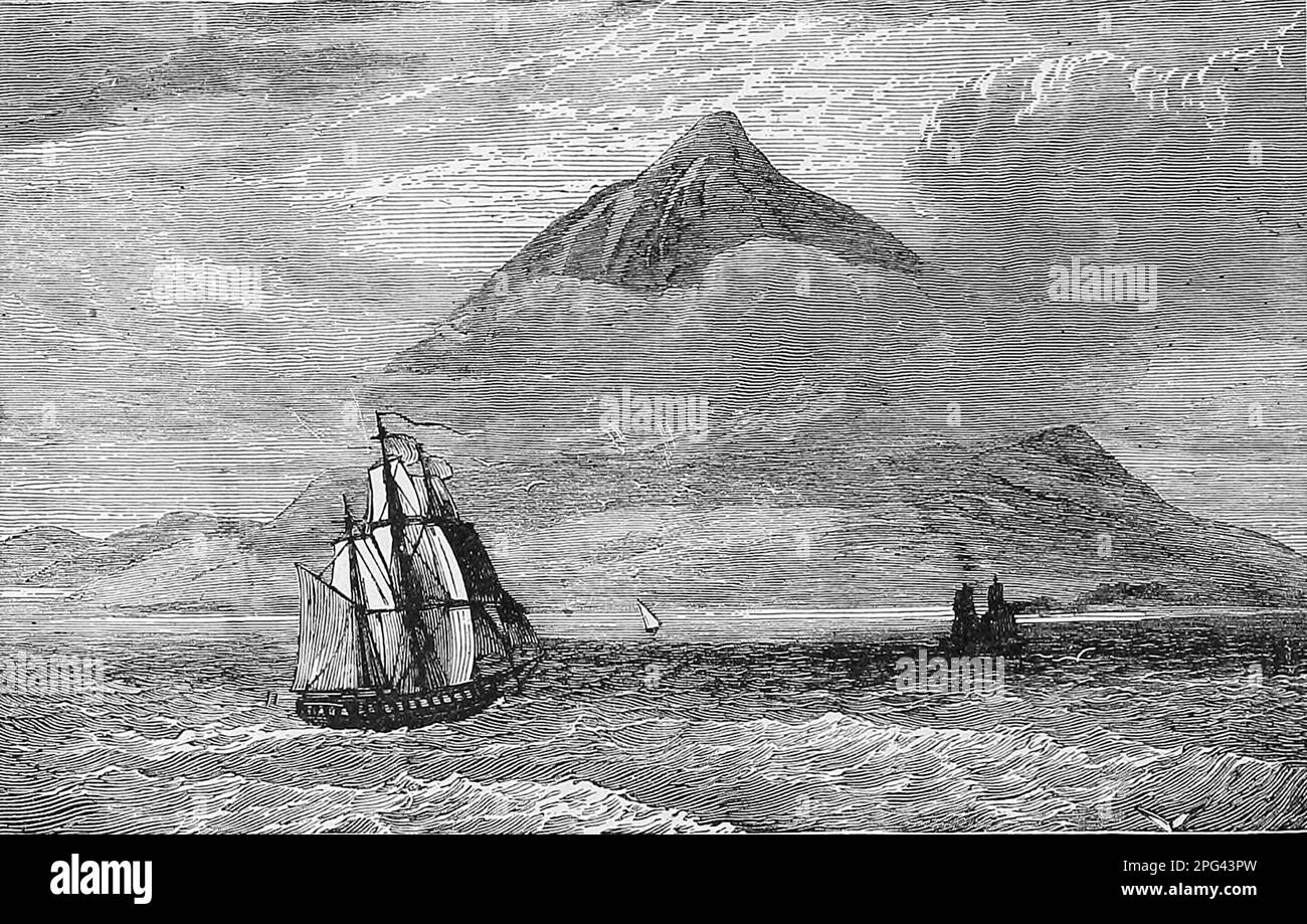 Peak of Teneriffe from Book XVIII The Hamites from Cyclopedia universal history : die umfassendste und neuere Präsentation des Themas in zwei Hauptteilen oder Abteilungen von mehr als sechstausend Seiten von John Clark Ridpath, 1840-1900 Publisher Boston : Balch Bros. 1895 Publisher Boston : Balch Bros Band 6 Geschichte von Mensch und Menschheit Stockfoto