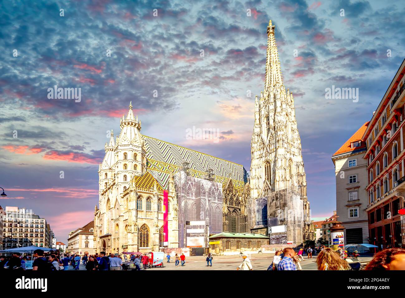 Stephansdom, Wien, Österreich Stockfoto