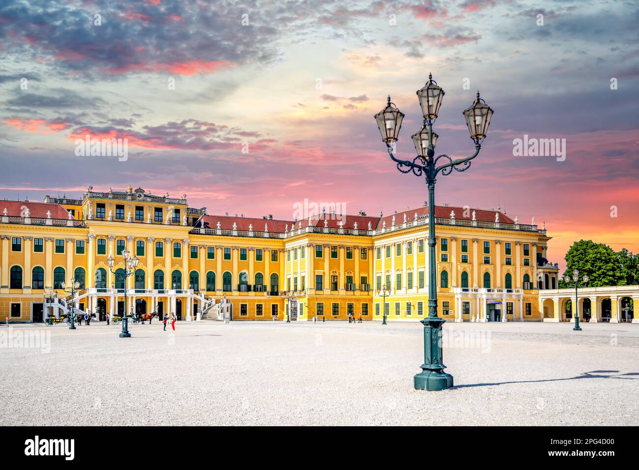 Schloss Schönbrunn, Wien, Österreich Stockfoto