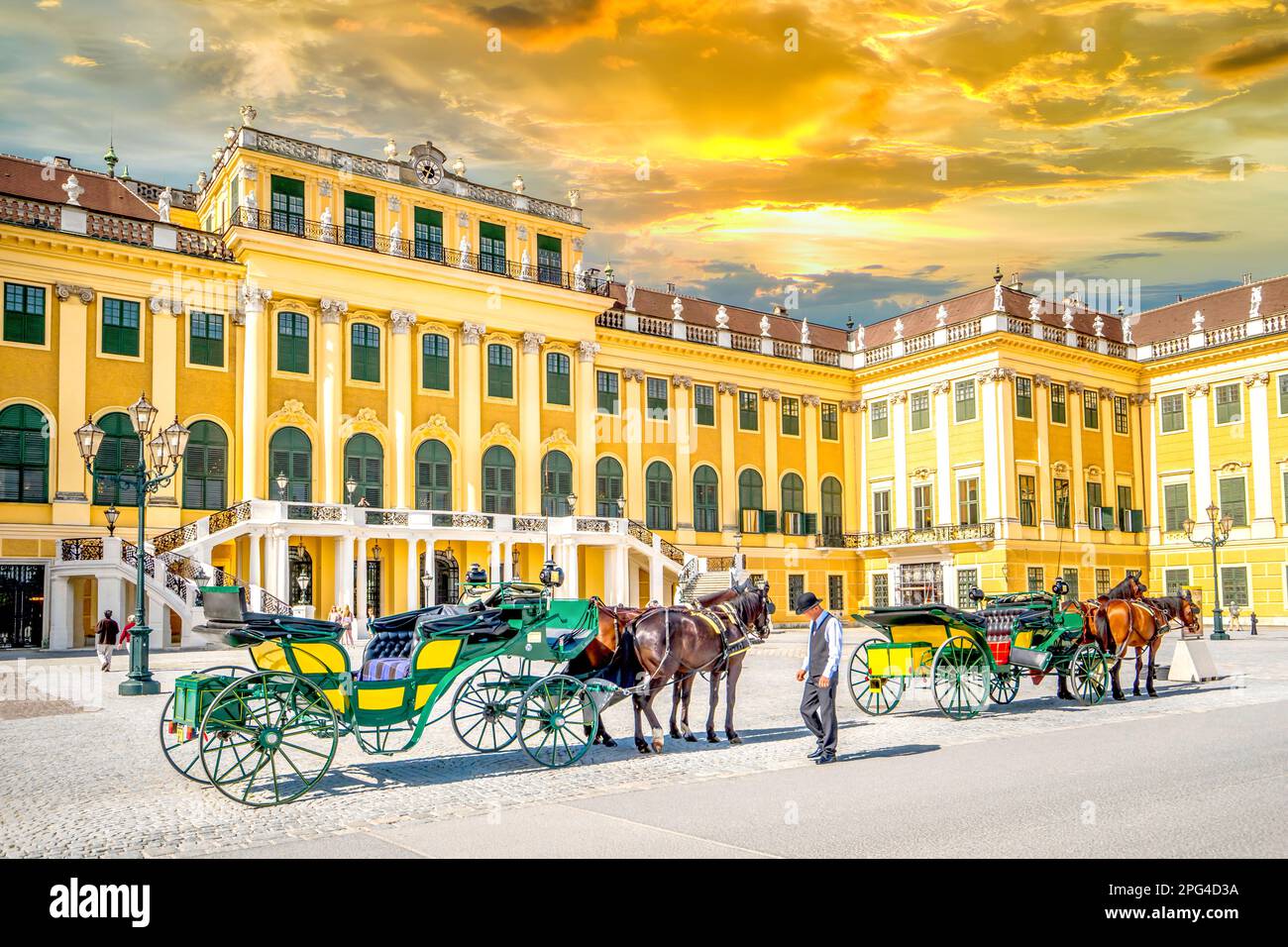 Schloss Schönbrunn, Wien, Österreich Stockfoto
