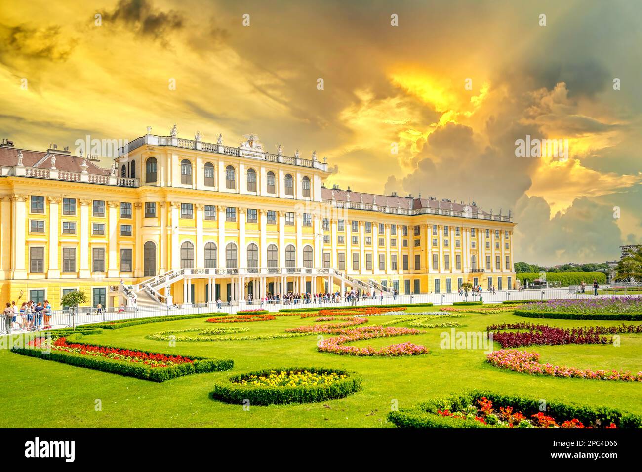 Schloss Schönbrunn, Wien, Österreich Stockfoto