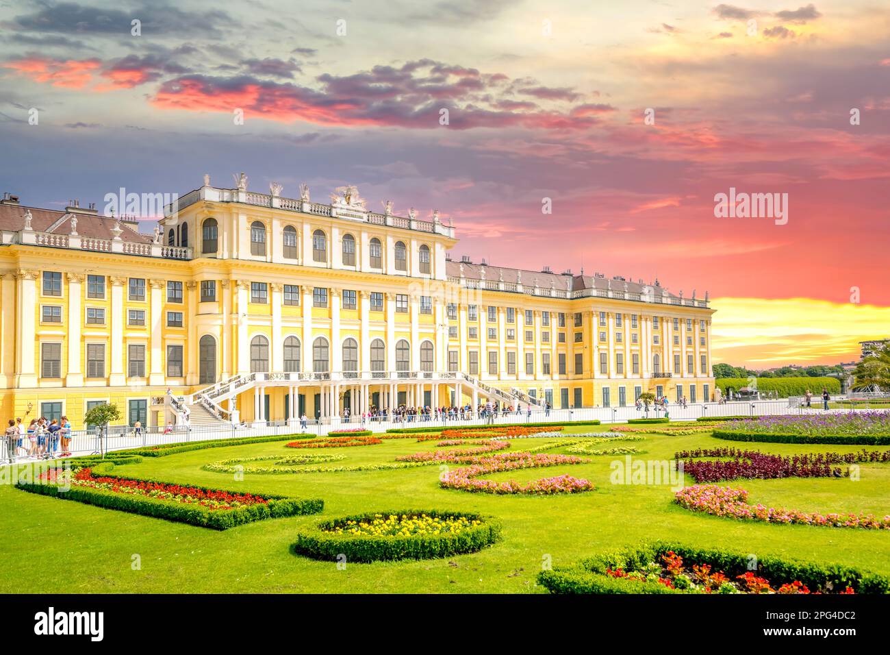 Schloss Schönbrunn, Wien, Österreich Stockfoto