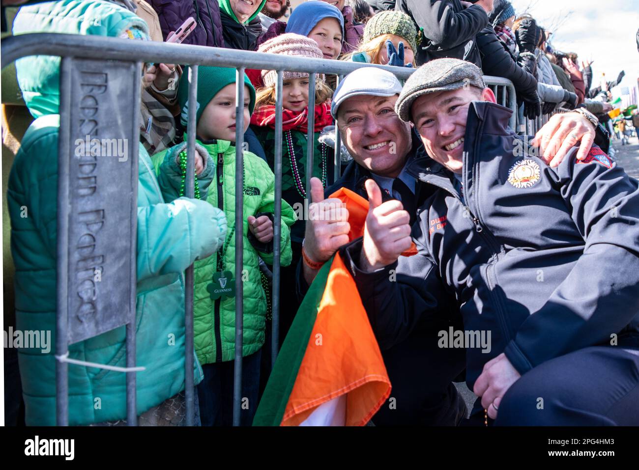 2023 South Boston St. Patrick's Day und Evacuation Day Parade Stockfoto