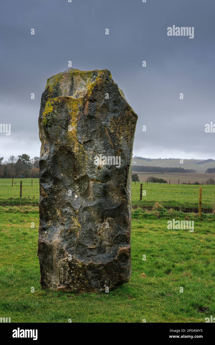 Die alten Steine des Avebury Stone Circle, Wiltshire, England Stockfoto