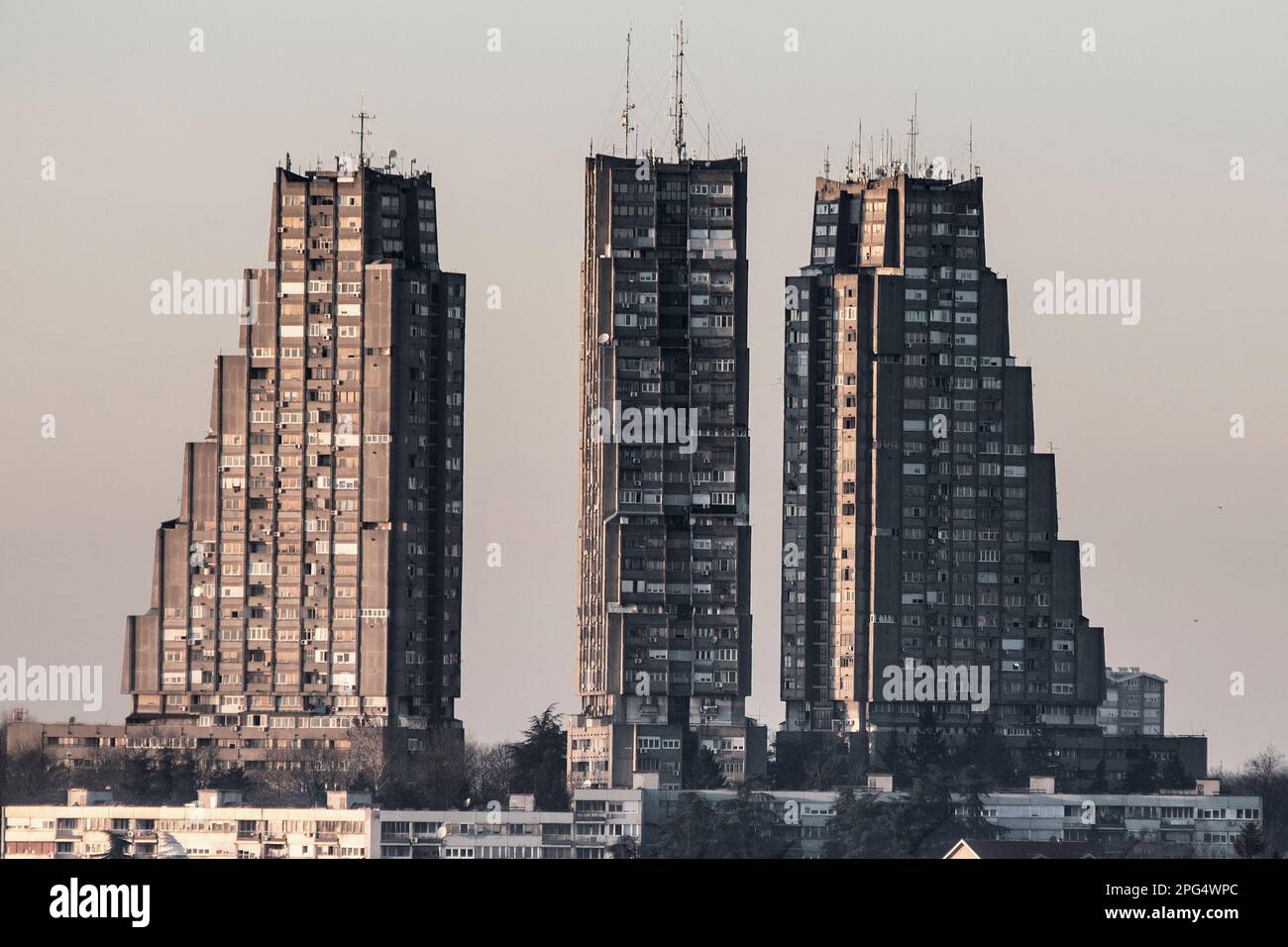 Belgrader Oststadttor (Rudo), Serbien Stockfoto