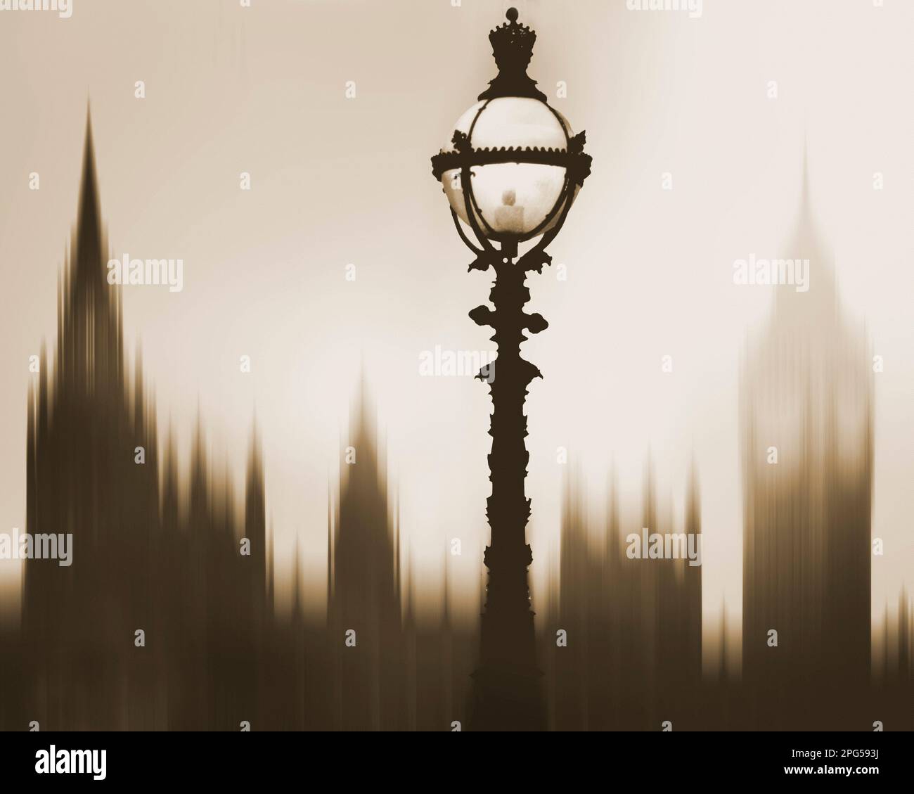 FOTOGRAFISCHE KUNST: Die Westminster-Stunde von Edmund Nagele FRPS Stockfoto