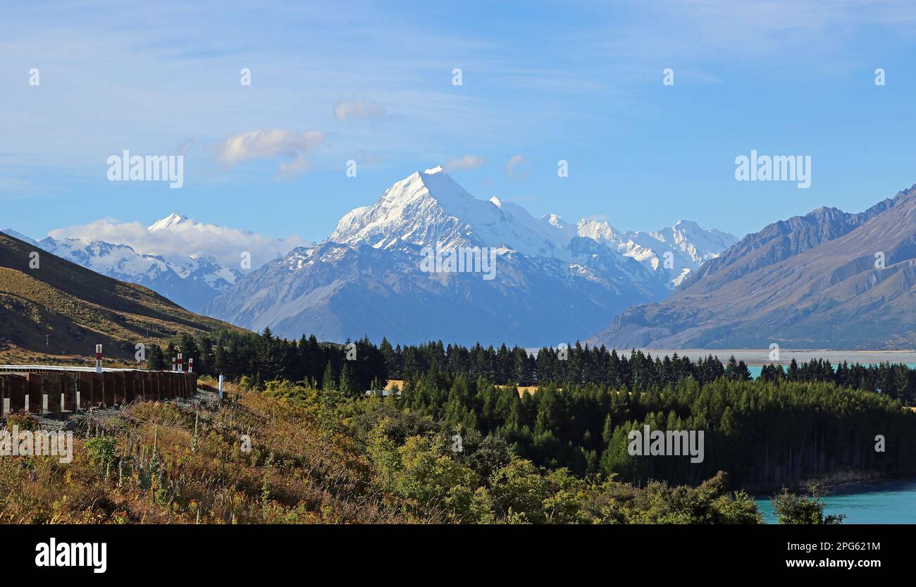 Mt Cook / Aoraki - Neuseeland Stockfoto