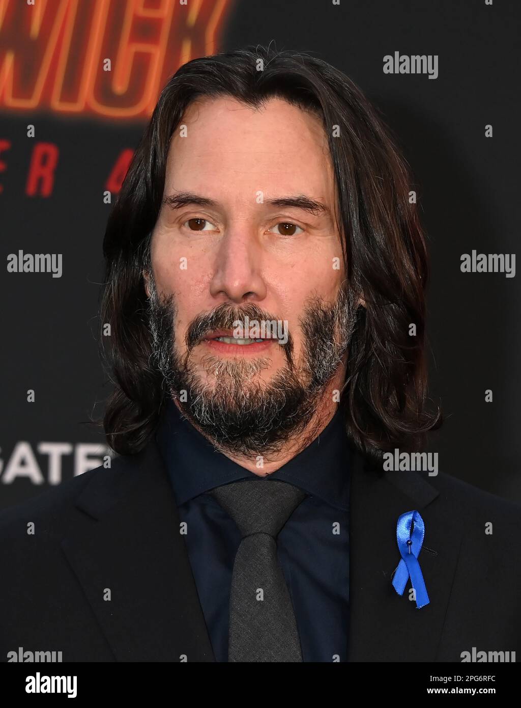 Hollywood, Kalifornien. Am 20. März 2023 landet Keanu Reeves auf der Premiere von Lionsgate "John Wick: Chapter 4" in Los Angeles, die am 20. März 2023 im TCL Chinese Theatre in Hollywood, Kalifornien, stattfindet. © Tammie Arroyo / AFF-USA.com Stockfoto