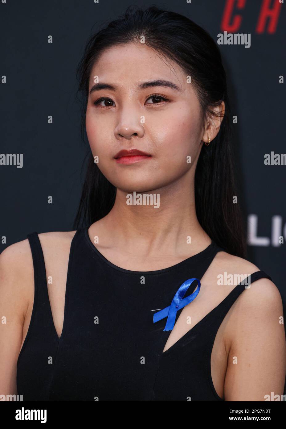 HOLLYWOOD, LOS ANGELES, KALIFORNIEN, USA - MÄRZ 20: Aimee Kwan trifft auf der Los Angeles Premiere von Lionsgate's 'John Wick: Chapter 4' ein, die am 20. März 2023 im TCL Chinese Theatre IMAX in Hollywood, Los Angeles, Kalifornien, USA stattfindet. (Foto von Xavier Collin/Image Press Agency) Stockfoto