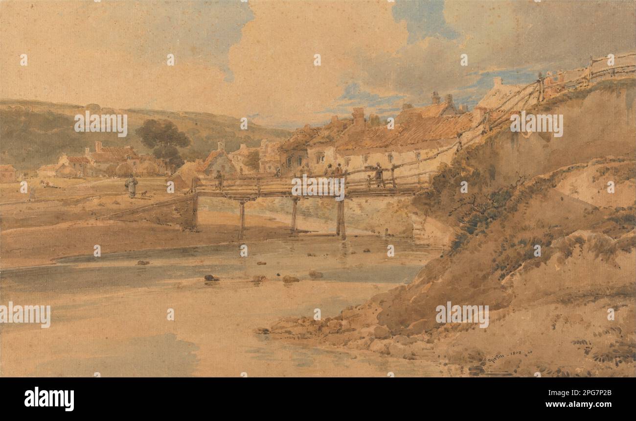 Sandsend, Yorkshire 1802 von Thomas Girtin Stockfoto