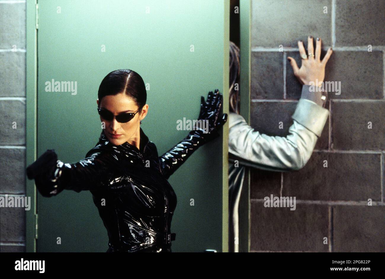 Die Matrix Reloaded Trinity Stockfoto