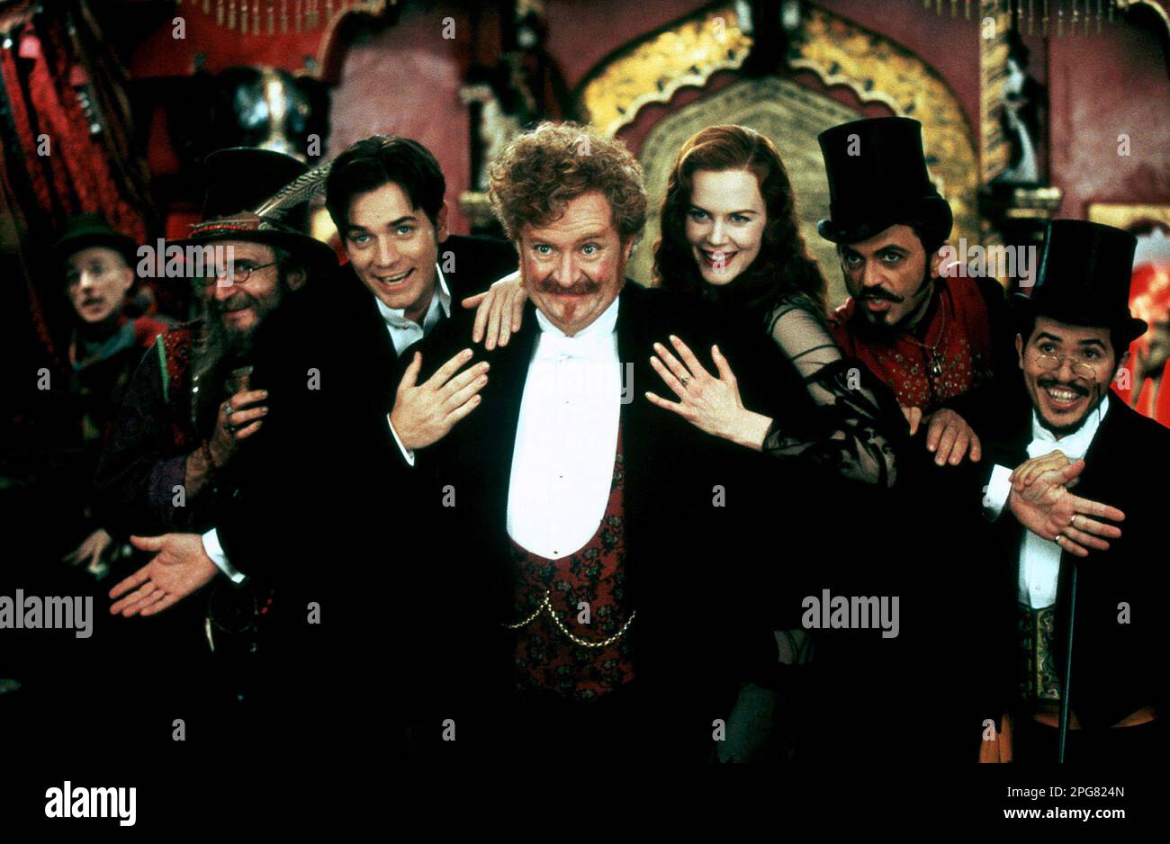 Moulin Rouge! Ewan McGregor, Jim Broadbent und Nicole Kidman Stockfoto