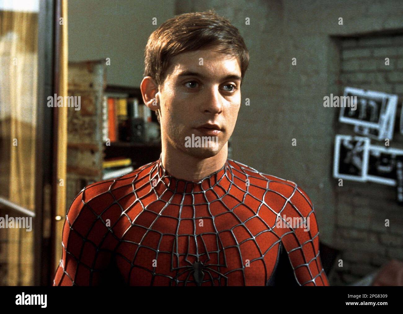 Spider-Man Tobey Maguire Stockfoto