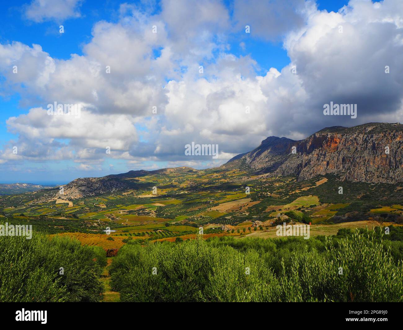 Kreta auf einem Roadtrip, Mittelmeer, Reisen Sie Griechenland Stockfoto