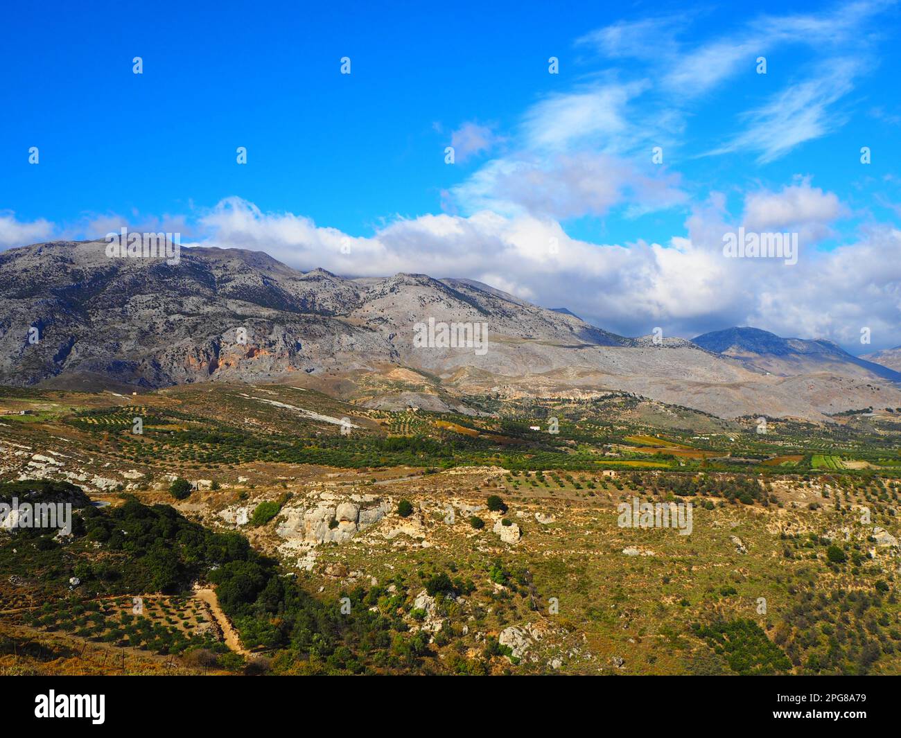 Kreta auf einem Roadtrip, Mittelmeer, Reisen Sie Griechenland Stockfoto