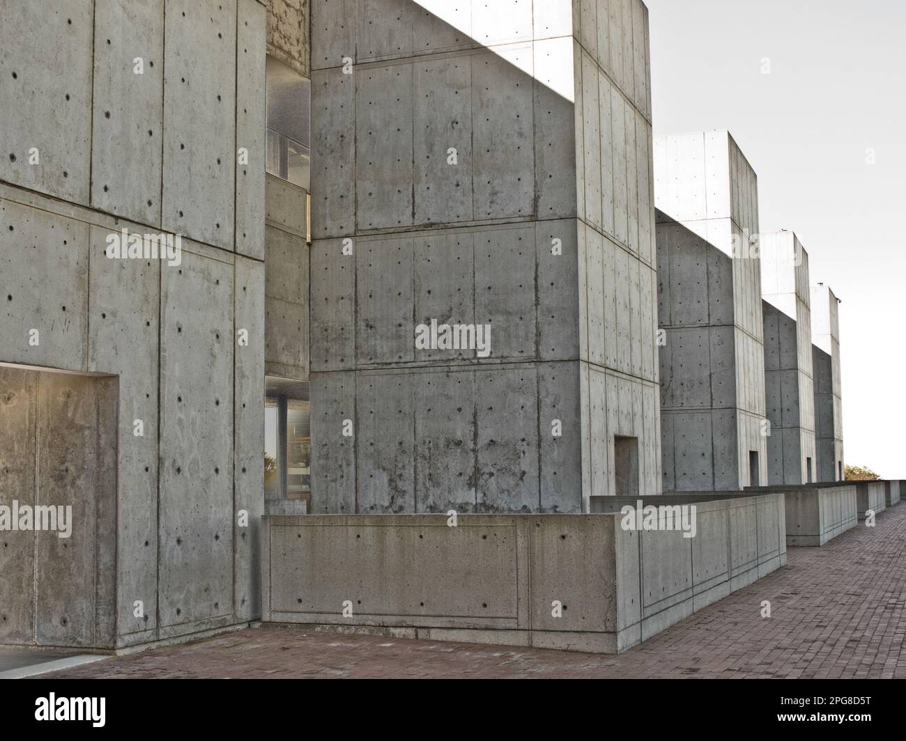 Salk-Institut, La Jolla Commerai, USA. Architekt: Louims Kahn Stockfoto