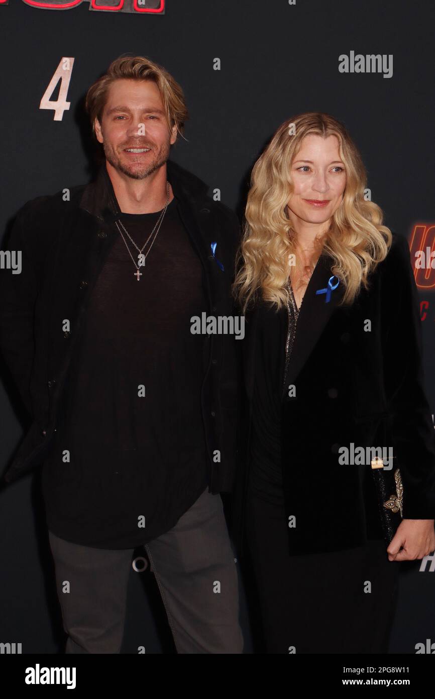 Chad Michael Murray, Sarah Roemer 03/20/2023 "John Wick: Chapter 4" Premiere im TCL Chinese Theatre in Hollywood, Kalifornien. Foto von mir Hasegawa/HNW/Picturelux Stockfoto