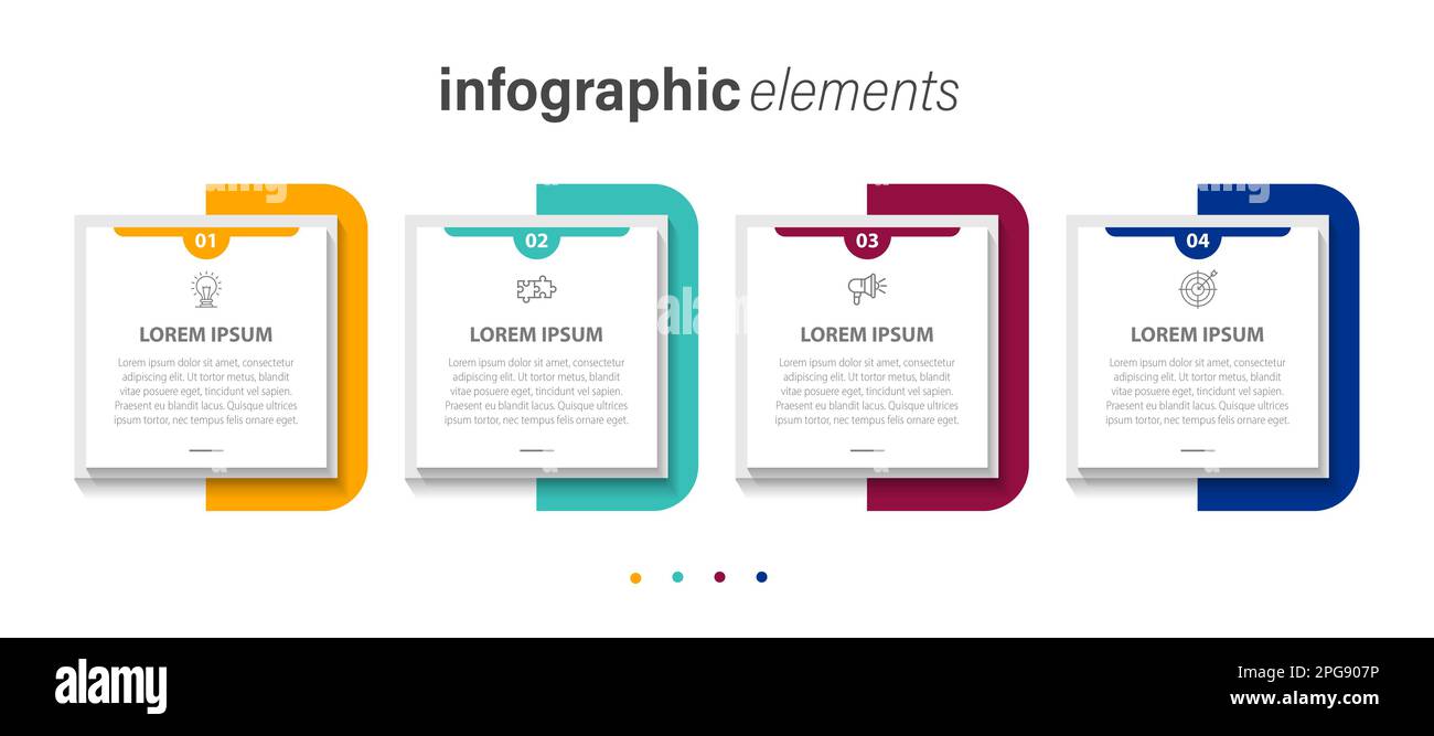 Geschäftlicher Daten Visualisierung. Prozessablauf. Abstrakte Elemente der Grafik, Diagramm mit den Schritten, Optionen, Teile oder Prozesse. Vector Business Template für Stock Vektor