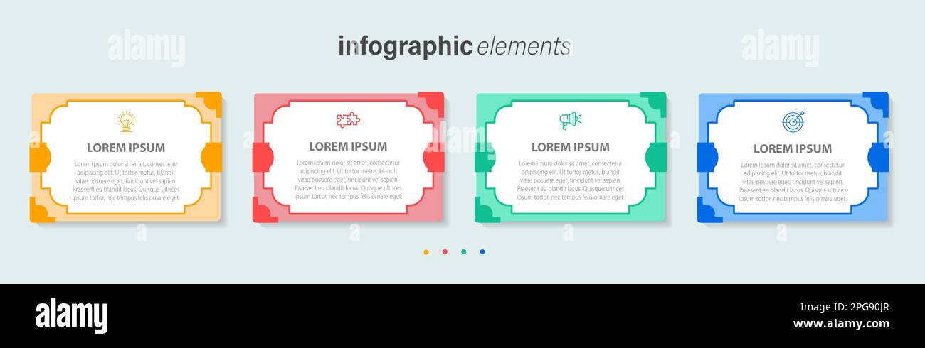 Geschäftlicher Daten Visualisierung. Prozessablauf. Abstrakte Elemente der Grafik, Diagramm mit den Schritten, Optionen, Teile oder Prozesse. Vector Business Template für Stock Vektor
