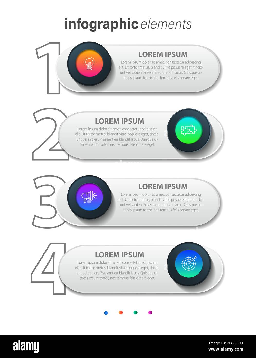 Geschäftlicher Daten Visualisierung. Prozessablauf. Abstrakte Elemente der Grafik, Diagramm mit den Schritten, Optionen, Teile oder Prozesse. Vector Business Template für Stock Vektor