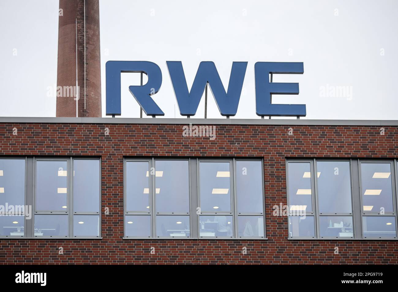 Essen, Nordrhein-Westfalen, Deutschland - RWE-Zentrale, neuer RWE-Campus im Landkreis Altenessen. Stockfoto