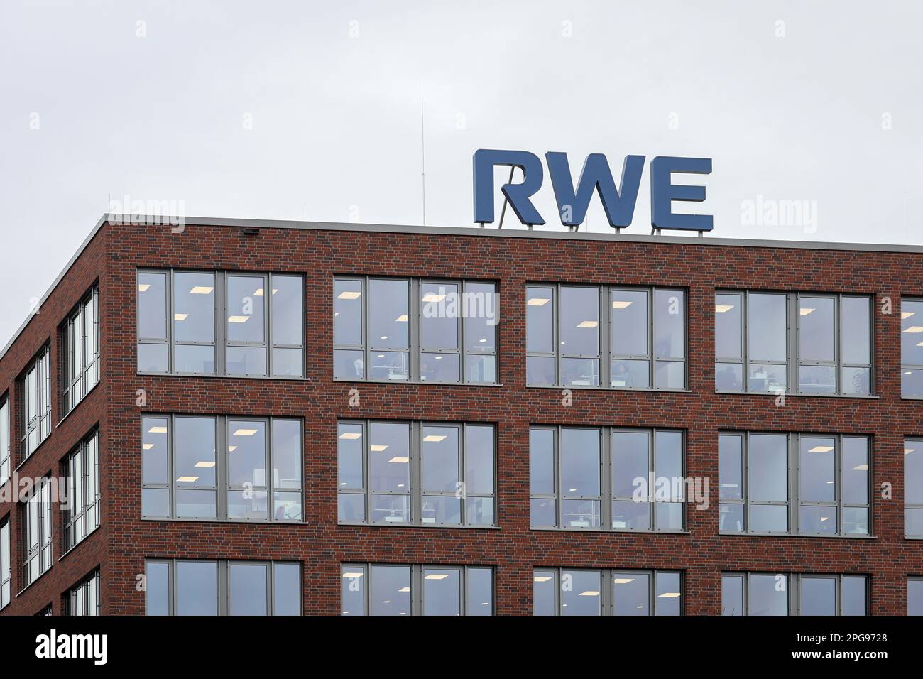 Essen, Nordrhein-Westfalen, Deutschland - RWE-Zentrale, neuer RWE-Campus im Landkreis Altenessen. Stockfoto