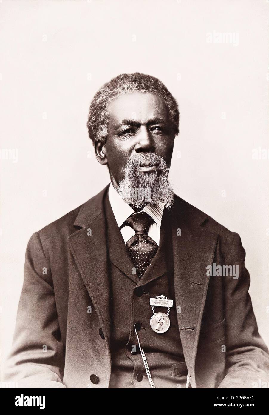 Thomas Mundy Peterson, der erste Afroamerikaner, der in den USA gewählt hat Stockfoto