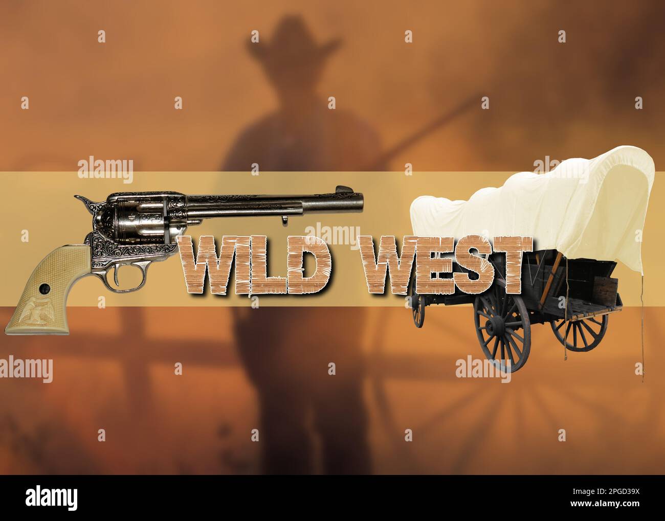 Wilder Westen Stockfoto
