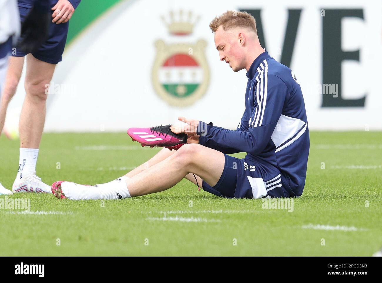 Gelsenkirchen, Deutschland. 22. März 2023. firo : 02/22/2023, Fußball, 1. Liga, 1. Bundesliga, Staffel 2022/2023, FC Schalke 04, Training, Guthaben: dpa/Alamy Live News Stockfoto