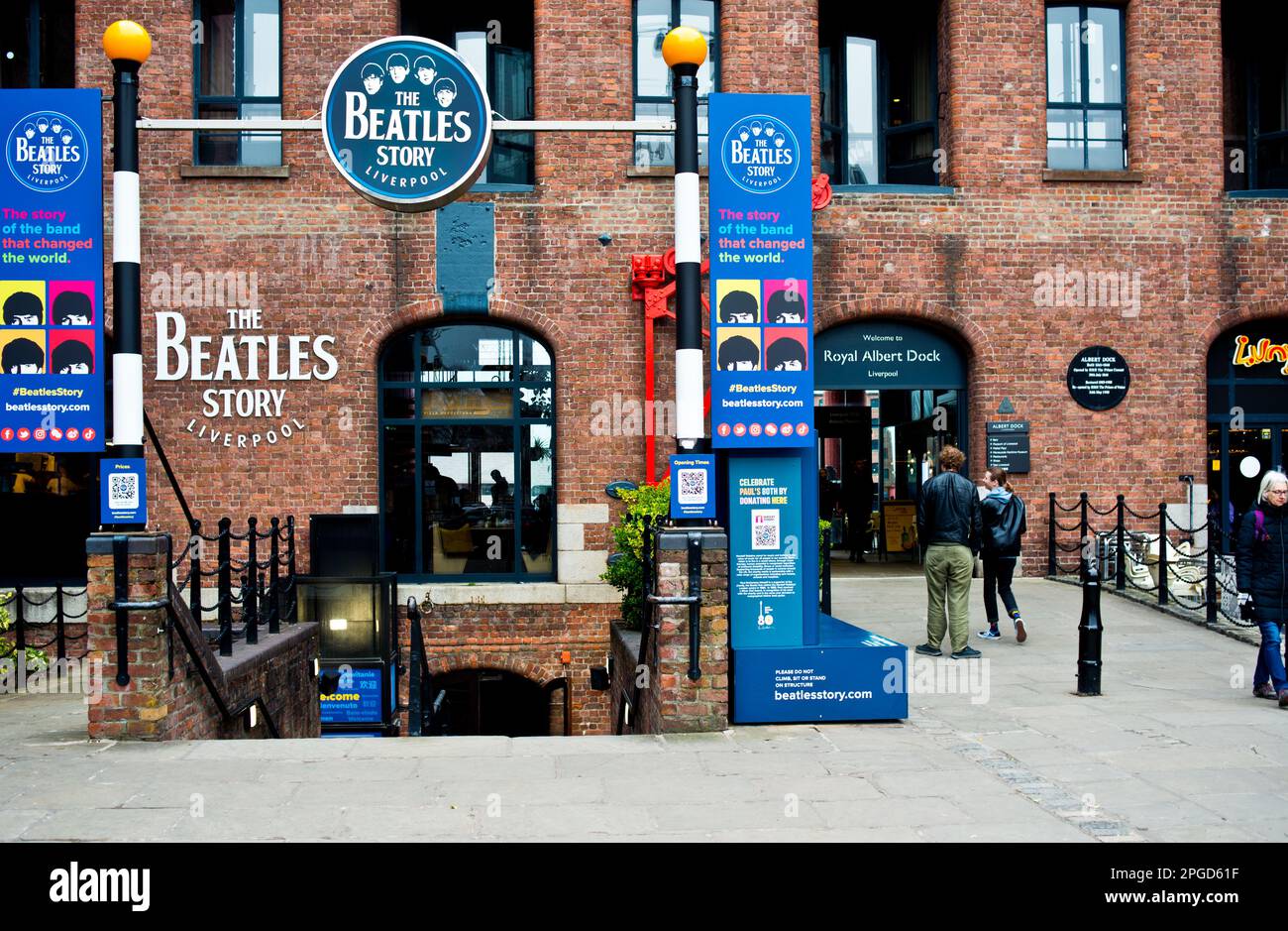The Beatles Story, Albert Dock, Liverpool, England Stockfoto