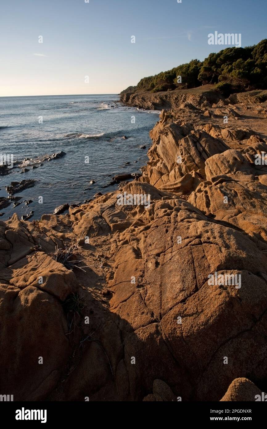 punta licosa, castellabate, salerno, kampanien, italien, Stockfoto