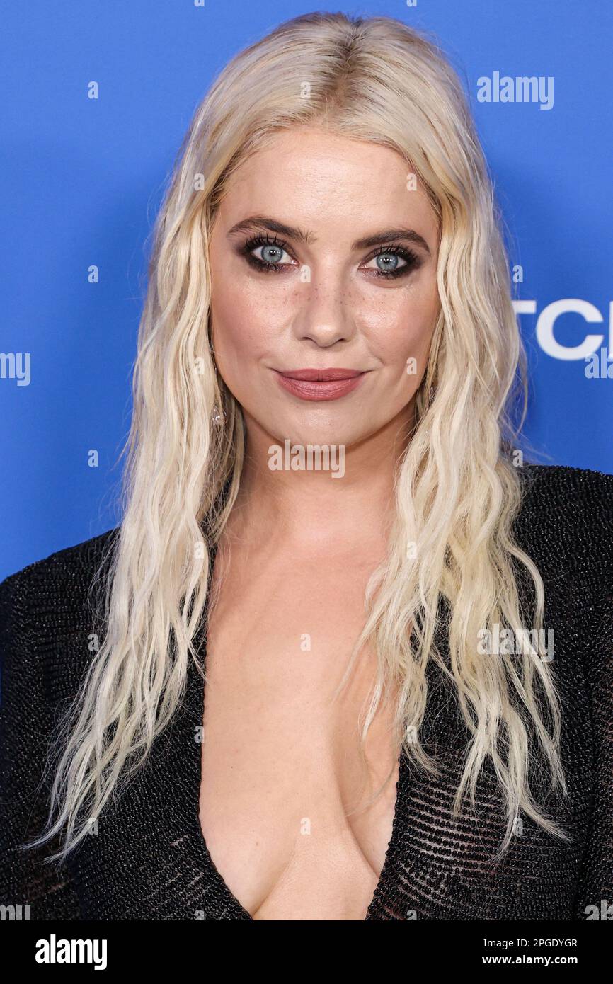 Hollywood, Usa. 21. März 2023. HOLLYWOOD, LOS ANGELES, KALIFORNIEN, USA - MÄRZ 21: Ashley Benson trifft auf dem Fashion Trust U.S. ein Awards 2023 in den Goya Studios am 21. März 2023 in Hollywood, Los Angeles, Kalifornien, USA. (Foto: Xavier Collin/Image Press Agency) Kredit: Image Press Agency/Alamy Live News Stockfoto