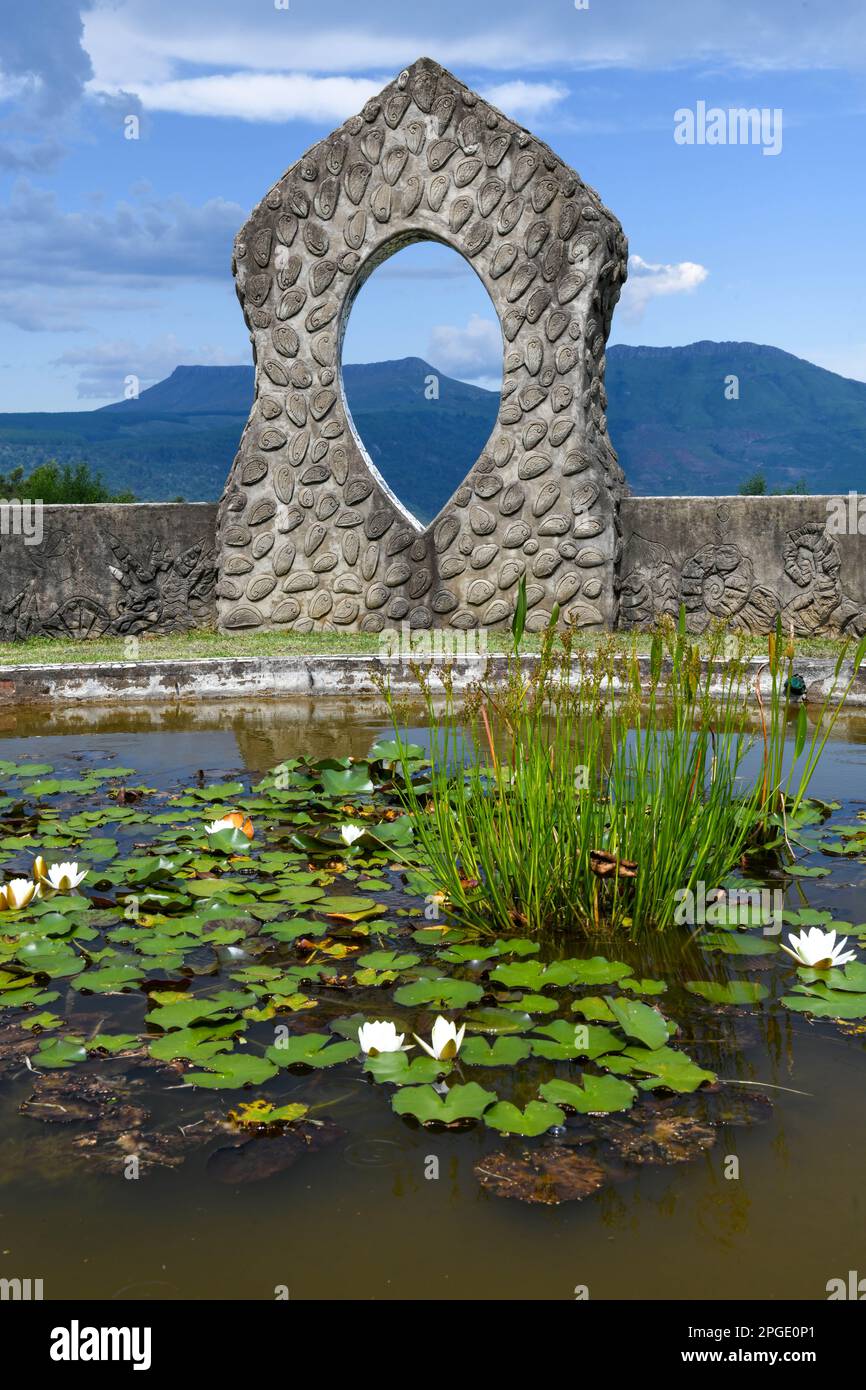 Künstlerische Installation von Diana Graham in Hogsback in Südafrika Stockfoto